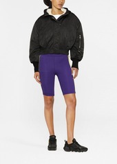 Dsquared2 high-waist logo-tape shorts