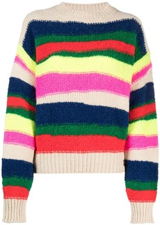 Dsquared2 horizontal-stripe chunky-knit jumper