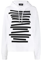 Dsquared2 horizontal-stripe hoodie