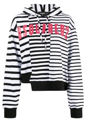 Dsquared2 horizontal-stripe logo-print hoodie