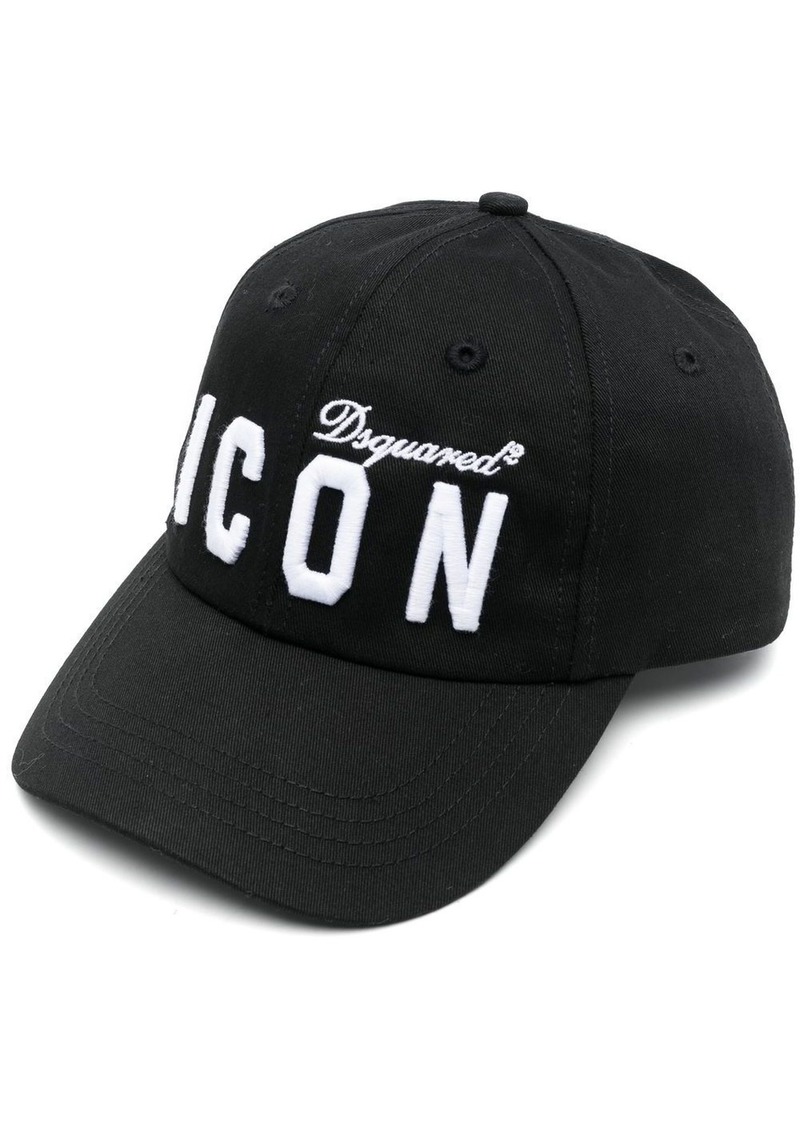 Dsquared2 Icon appliqué embroidered-slogan cap