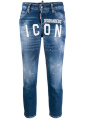 Dsquared2 ICON logo cropped jeans