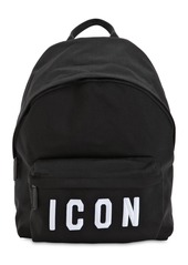 Dsquared2 Icon Patches Nylon Canvas Backpack