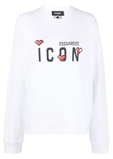 Dsquared2 Icon-print cotton sweatshirt