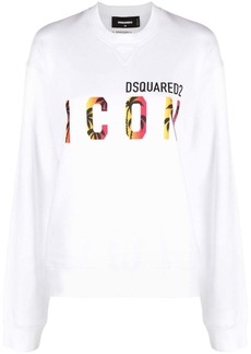 Dsquared2 Icon print cotton sweatshirt