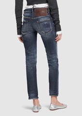 Dsquared2 Jennifer Low Rise Denim Skinny Jeans