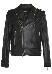 Dsquared2 Kiodo Leather Zip Jacket