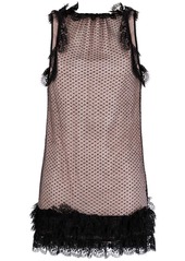 Dsquared2 lace-detail mini dress