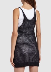 Dsquared2 Layered Knit & Jersey Tank Dresses