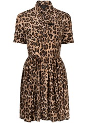 Dsquared2 leopard-print shirt dress
