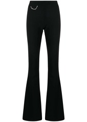 Dsquared2 logo-chain flared trousers