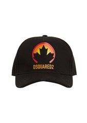 Dsquared2 Logo Cotton Gabardine Cap