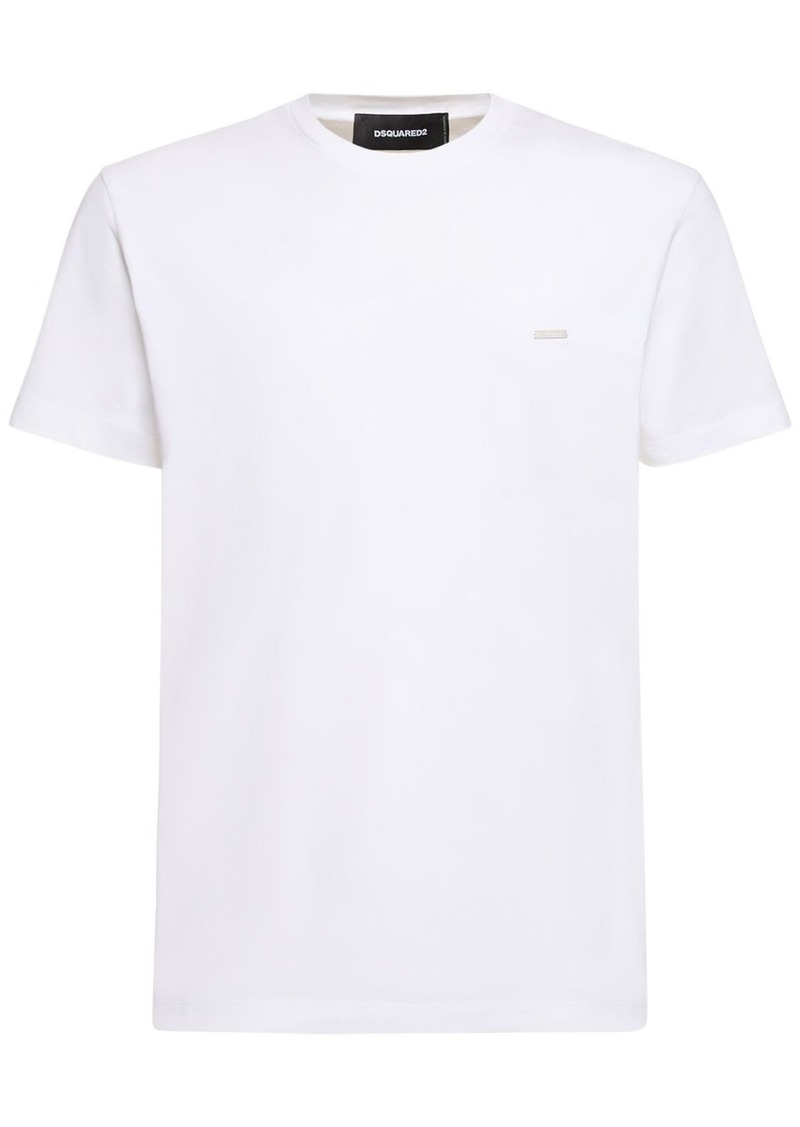 Dsquared2 Logo Cotton Jersey T-shirt