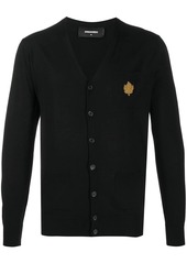Dsquared2 logo embroidered cardigan