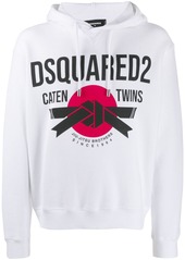 Dsquared2 logo hooded sweatshirt