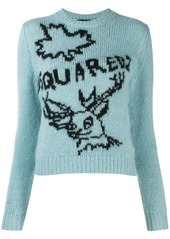 Dsquared2 logo knit sweater
