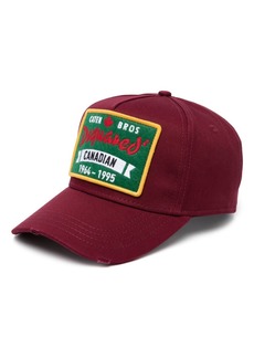 Dsquared2 logo-patch cotton cap