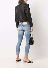 Dsquared2 logo patch cropped jeans