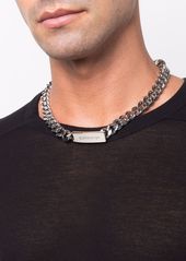 Dsquared2 logo plaque chain-link necklace