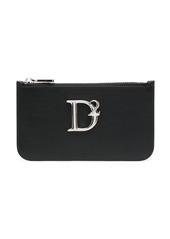 Dsquared2 logo-plaque leather purse