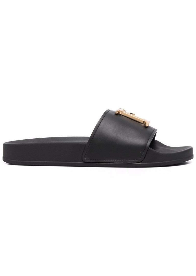 Dsquared2 logo-plaque open-toe slides