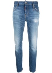 Dsquared2 logo-plaque tapered jeans