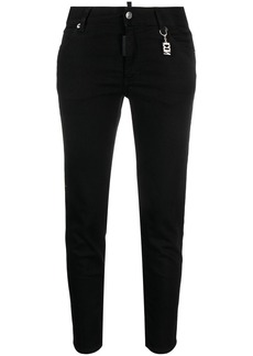 Dsquared2 logo-plaque tapered jeans