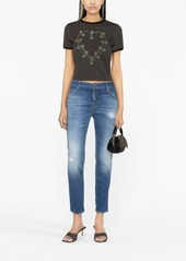 Dsquared2 logo-plaque tapered jeans