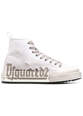 Dsquared2 logo-print high-top sneakers