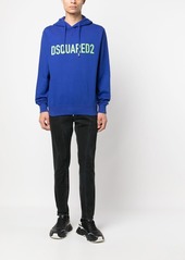 Dsquared2 logo-print cotton hoodie