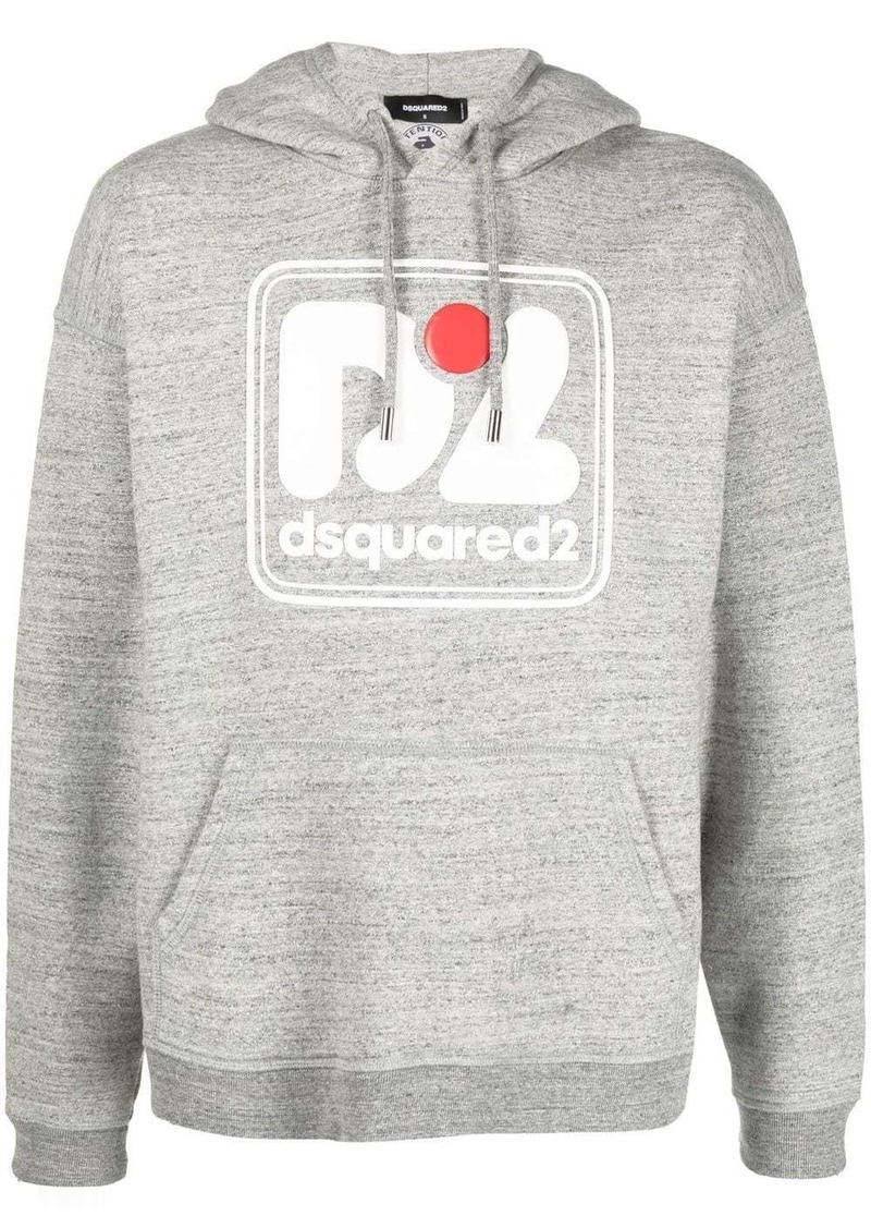 Dsquared2 logo-print cotton hoodie