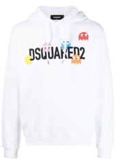 Dsquared2 logo-print cotton hoodie