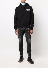 Dsquared2 logo-print cotton hoodie