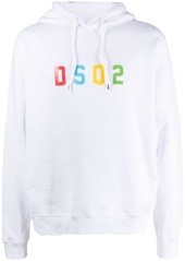 Dsquared2 logo-print cotton hoodie