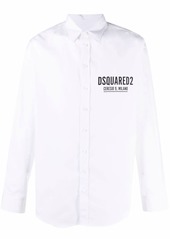 Dsquared2 logo-print cotton shirt