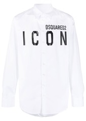 Dsquared2 logo-print cotton shirt