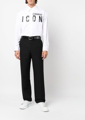 Dsquared2 logo-print cotton shirt