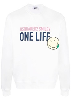 Dsquared2 Smiley organic cotton sweatshirt