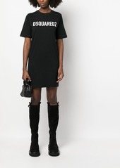 Dsquared2 logo-print cotton T-shirt dress