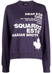 Dsquared2 logo-print crew-neck sweatshirt