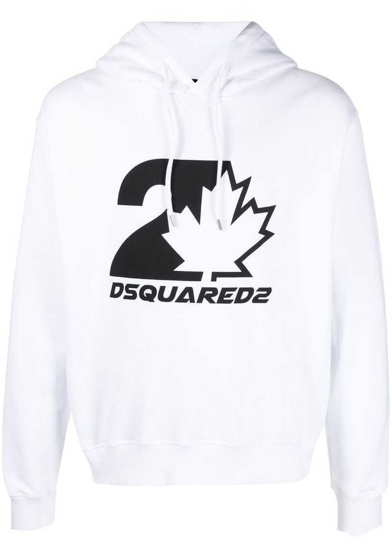 Dsquared2 logo-print drawstring hoodie