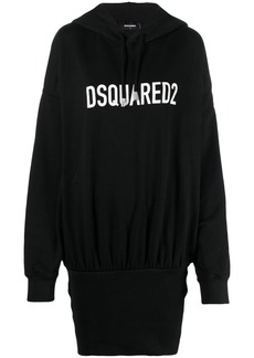 Dsquared2 logo print hooded dress