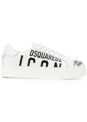 Dsquared2 logo print lace-up sneakers