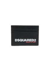 Dsquared2 logo-print leather cardholder