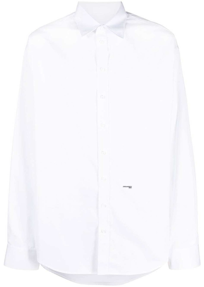 Dsquared2 logo-print long-sleeve shirt