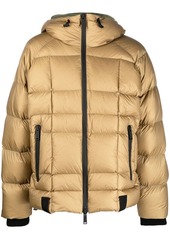 Dsquared2 logo-print padded hooded jacket