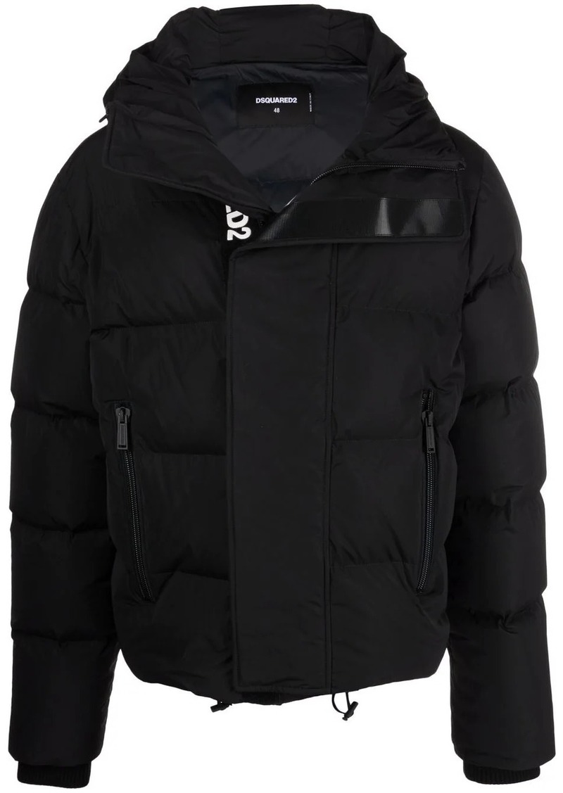 Dsquared2 logo-print puffer coat