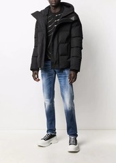 Dsquared2 logo-print puffer coat