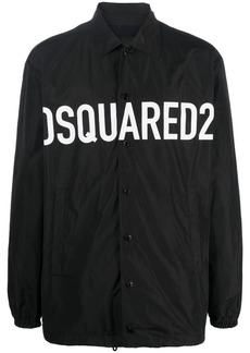 Dsquared2 logo-print shirt jacket