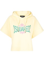 Dsquared2 logo-print short-sleeved hoodie
